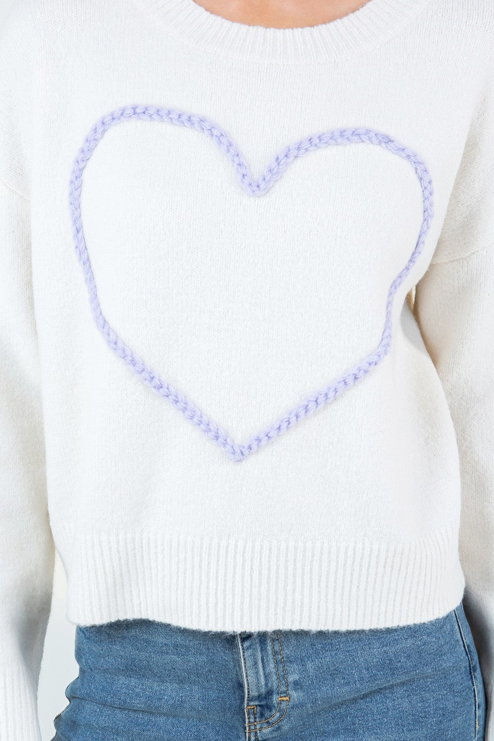 Vada Heart Sweater