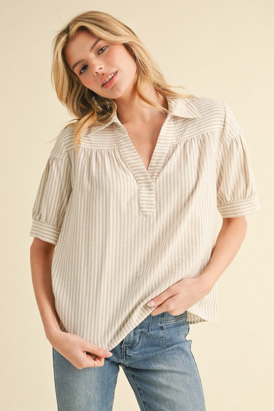 Brooke Shirt taupe