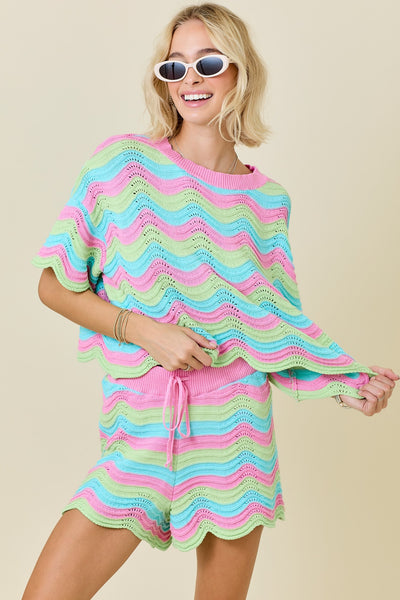 Squiggly Knit Set