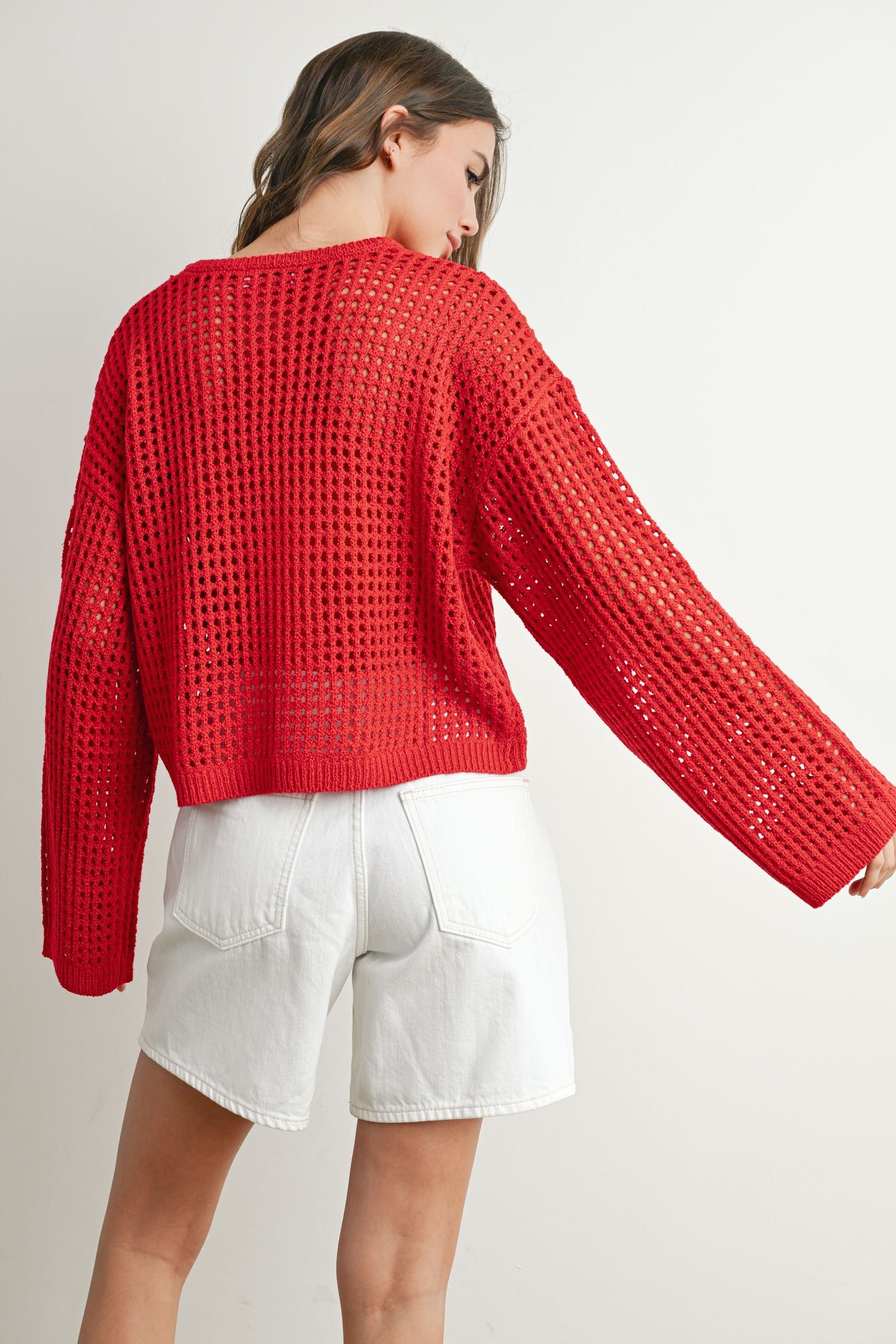 Star Crochet Sweater