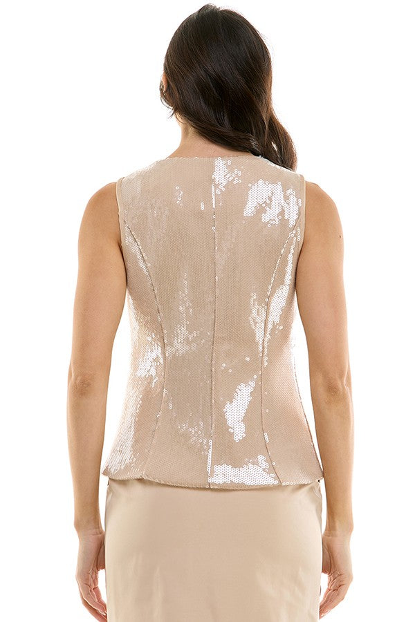 Francie Sequin Vest