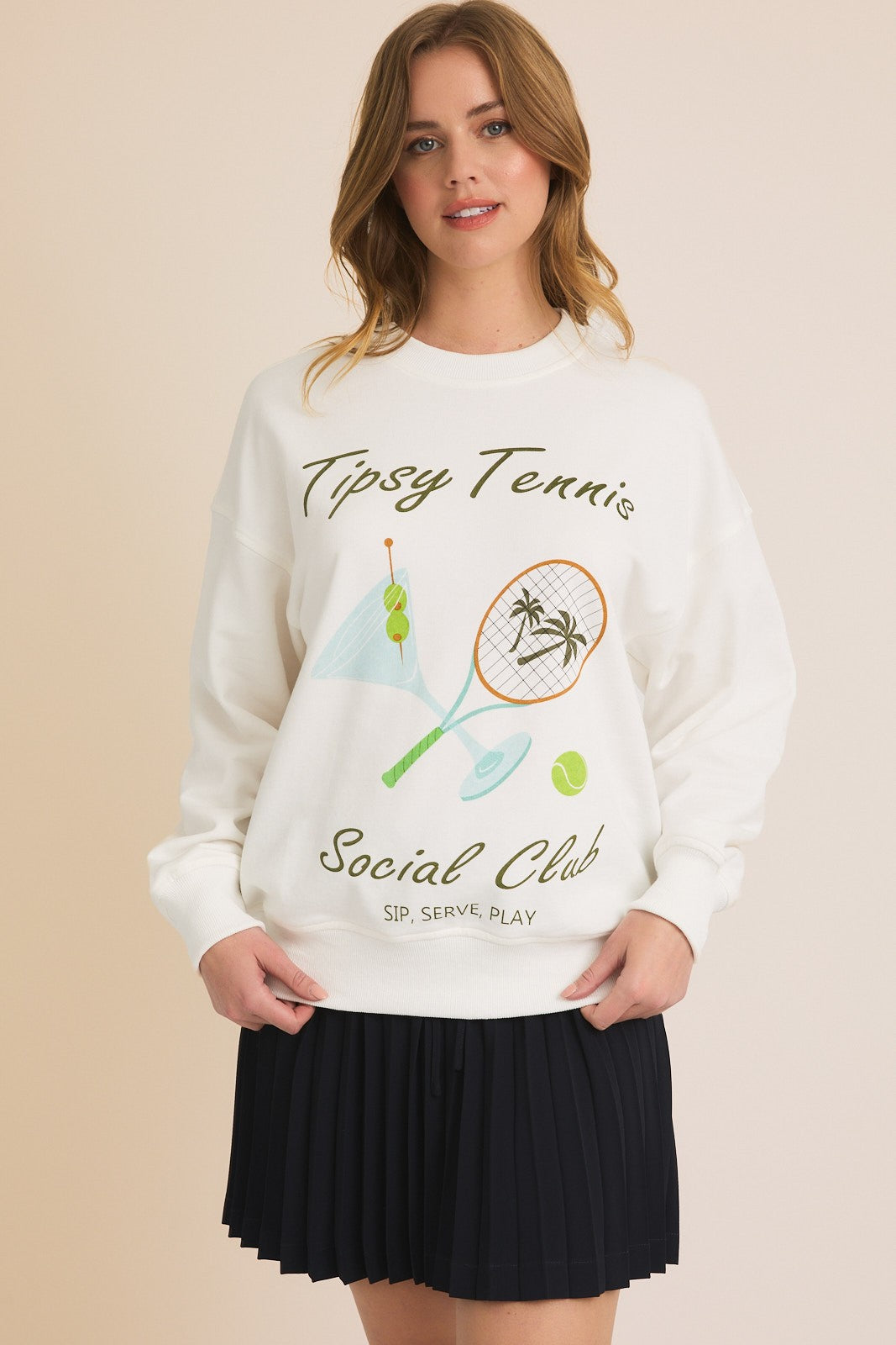 Tipsy Tennis Sweatshirt