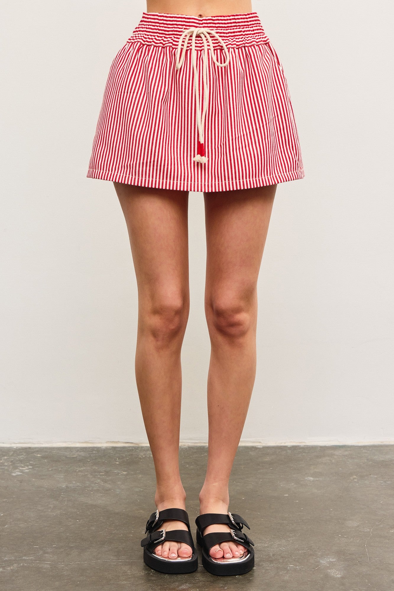 Pinstripe Skort