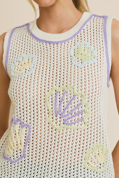 Seashell Knit Tank