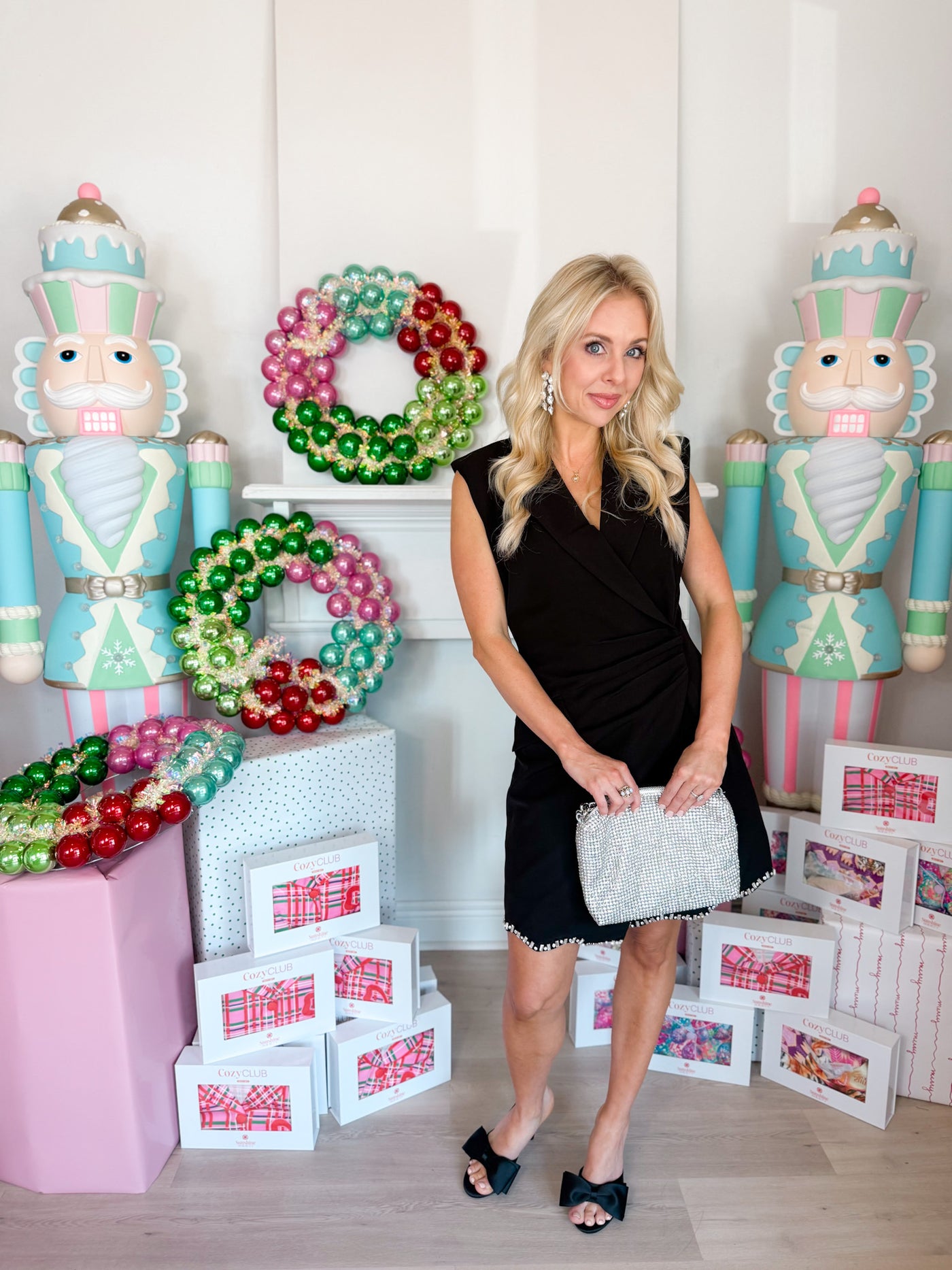 Lottie Collared Wrap Vest Mini Dress