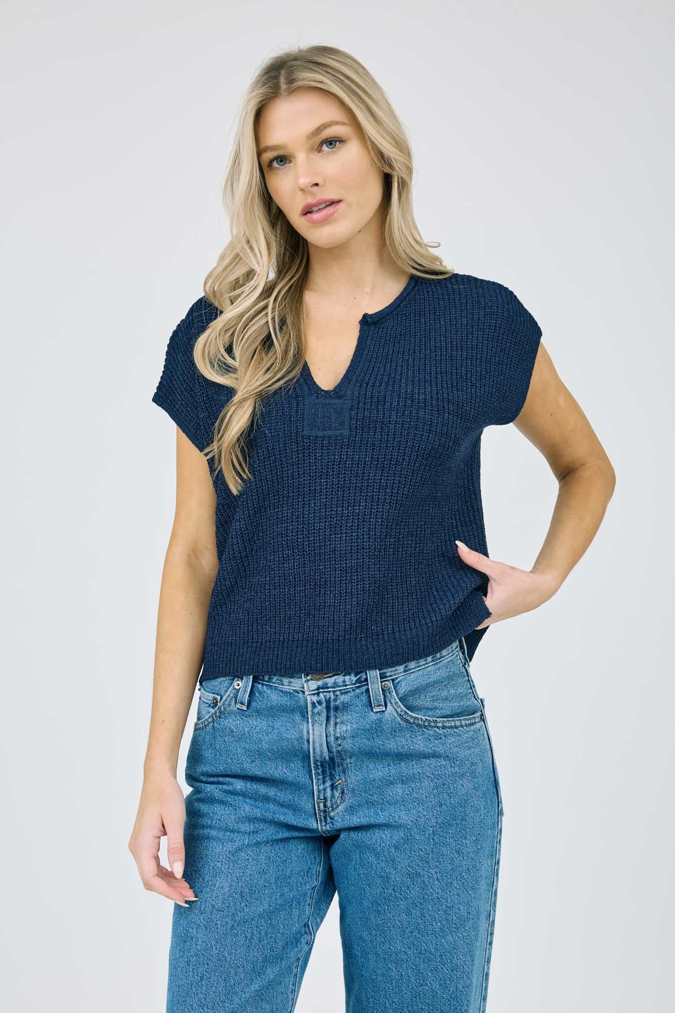 Betty Top navy