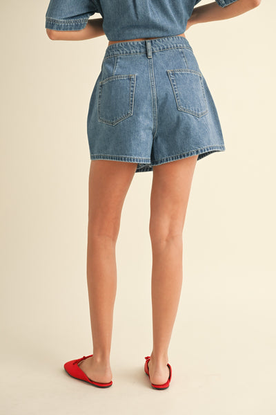 Desi Denim Skort