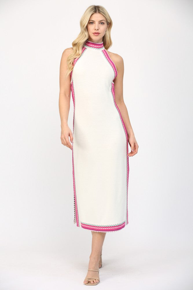 Halterneck Midi Dress