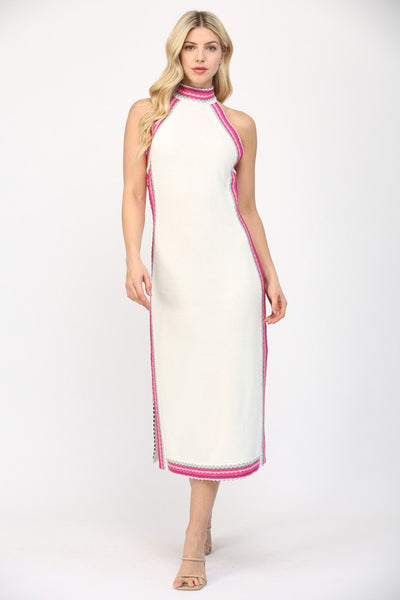 Halterneck Midi Dress