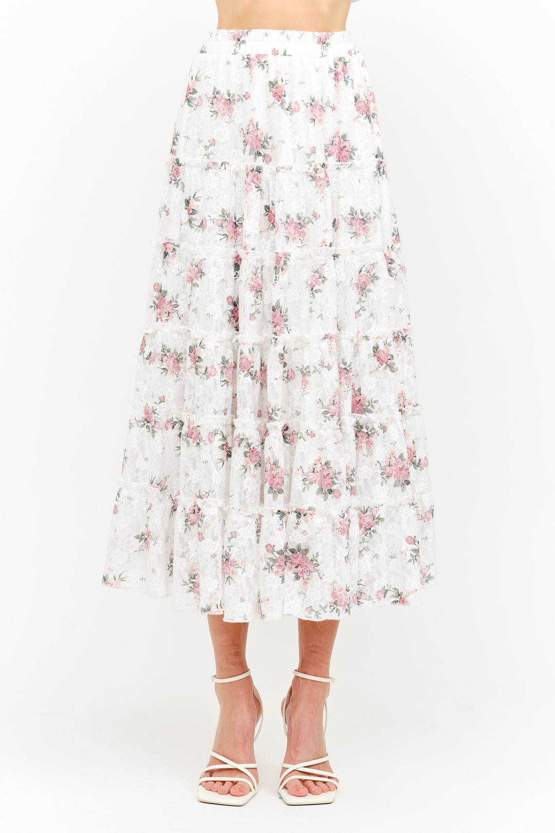 Maura Floral Midi Skirt