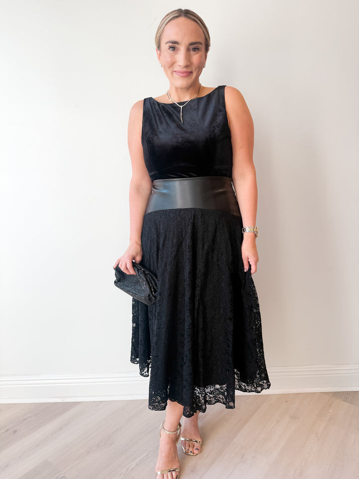 Camille Lace Midi Skirt