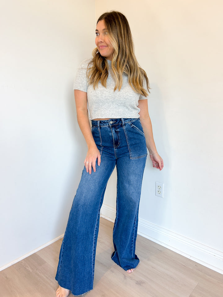 Fanny High Rise Wide Leg Jeans