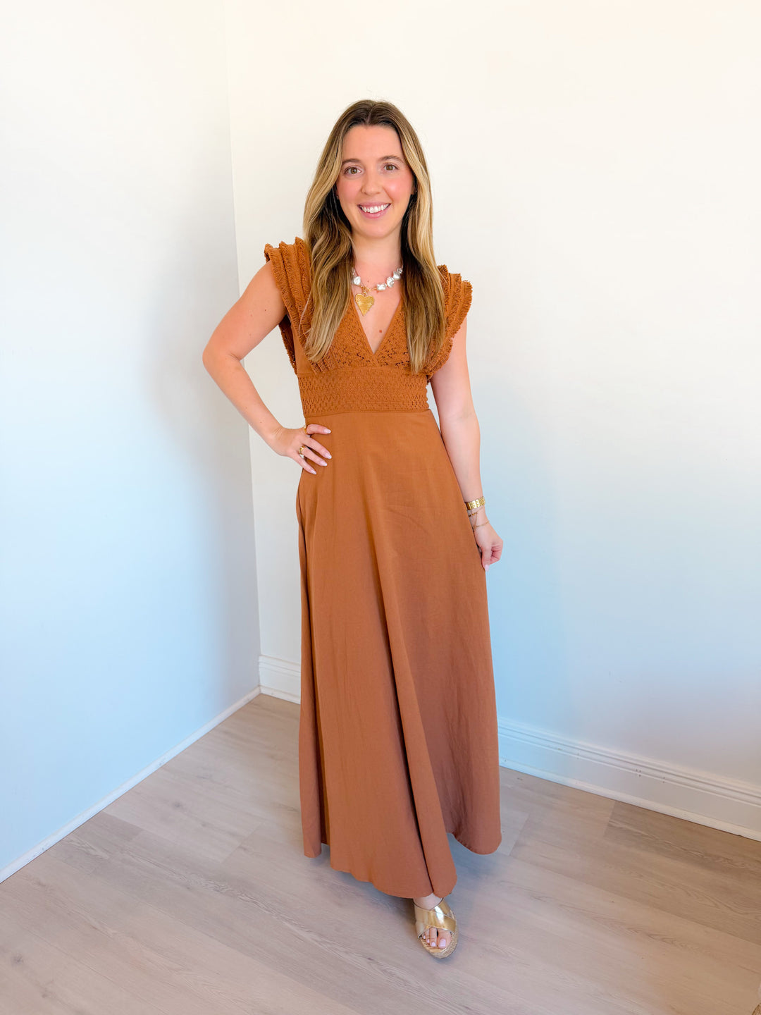 Callie Back Tie Dress