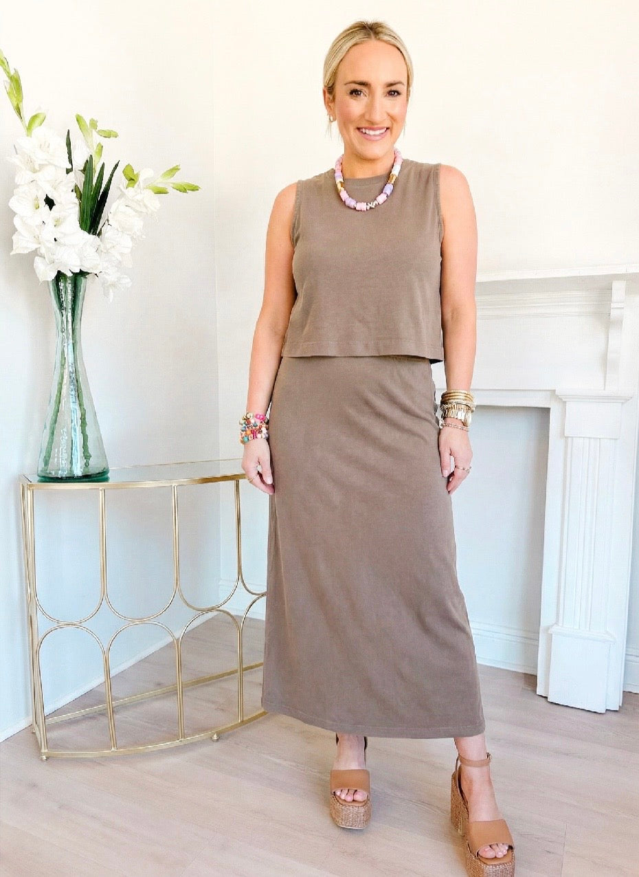 Sloane Jersey Muscle Tank