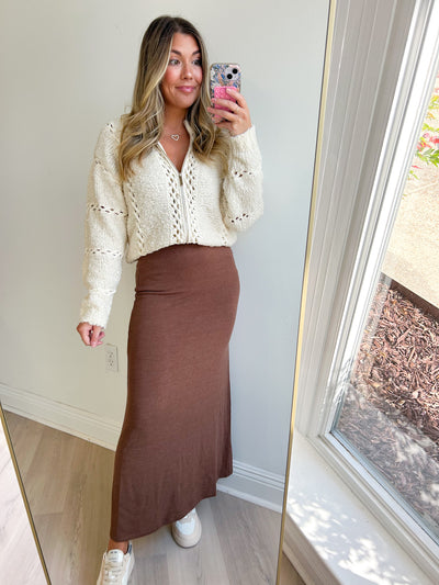Demure Maxi Skirt