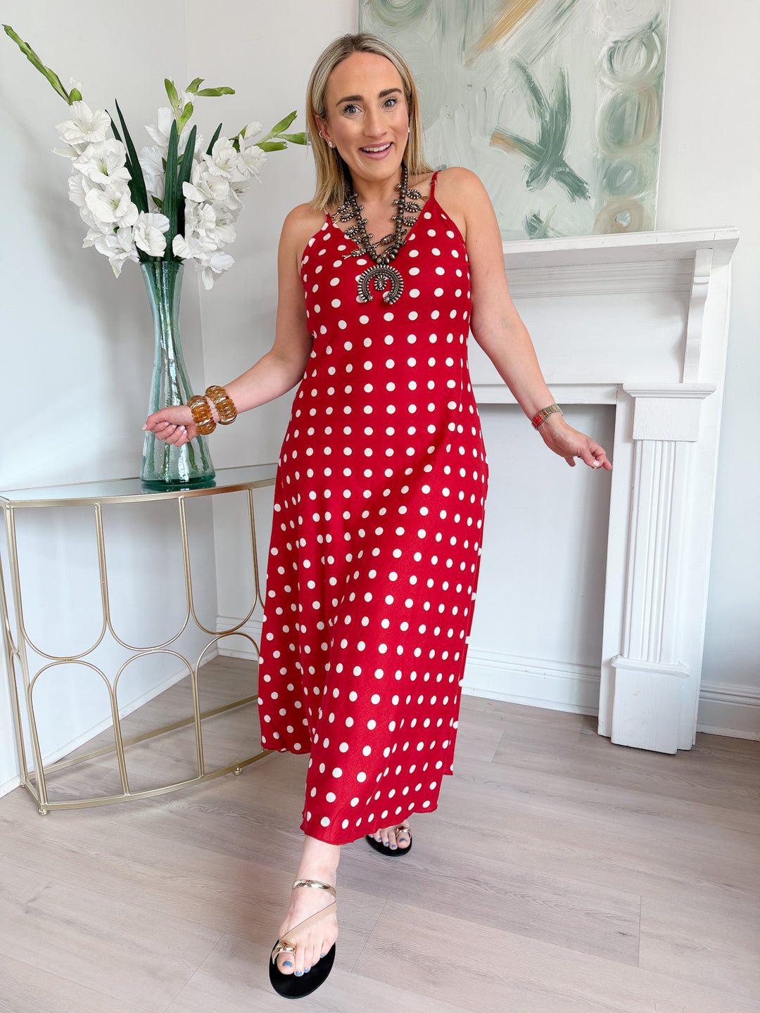 Kally Linen Polkadot Midi Dress Shop Dolce Boutique | Clothing Shoes Accessories Kally Linen Polkadot Midi Dress Shop Dolce Boutique | Clothing Shoes Accessories