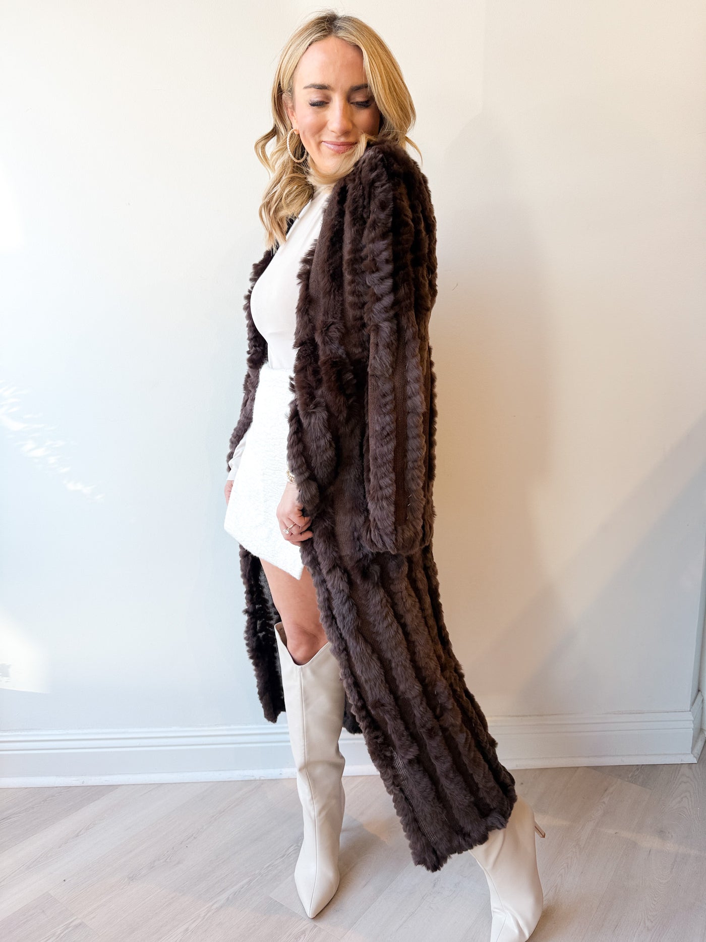 Grayson Long Fur Jacket