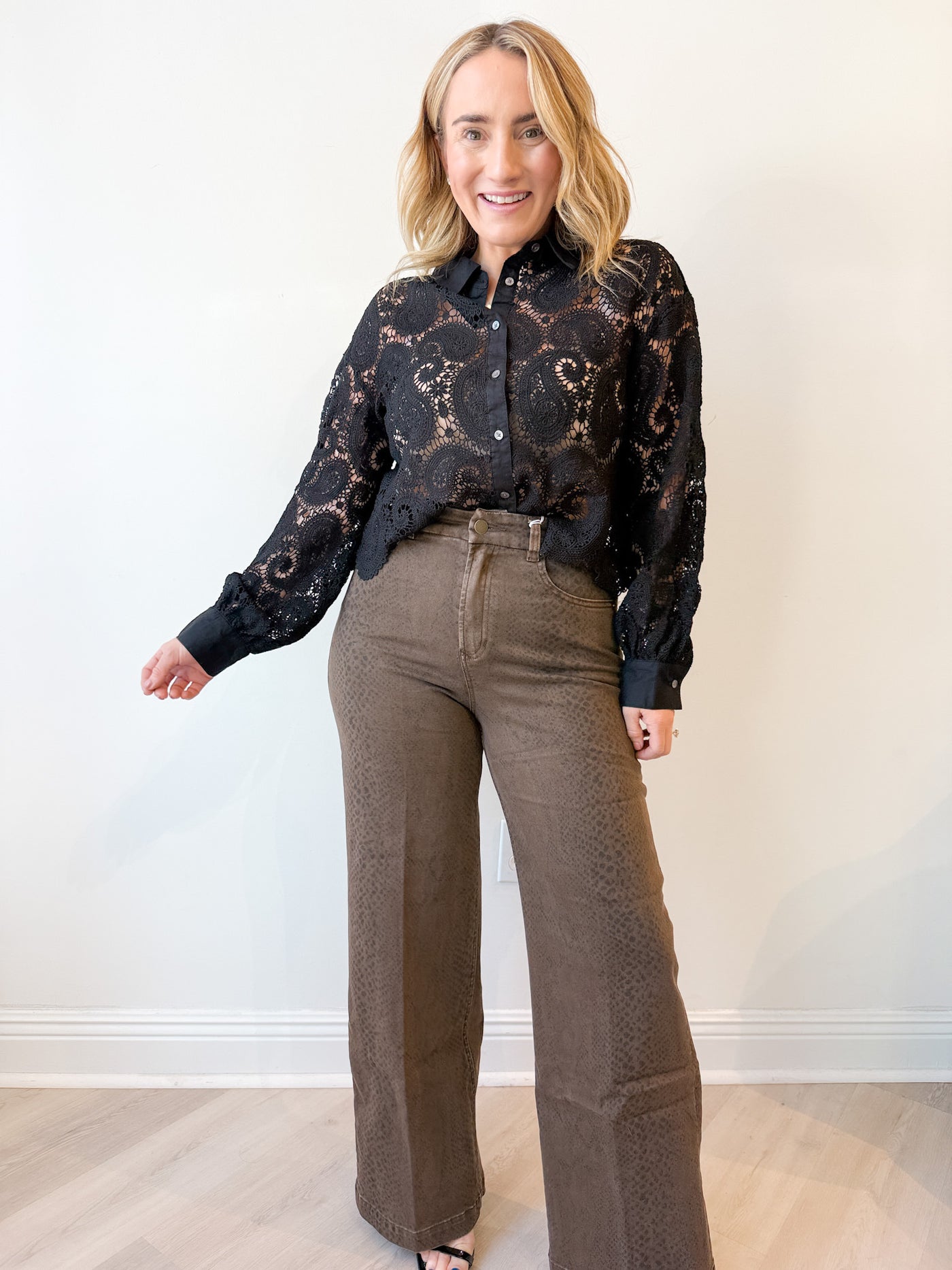 Audrey Python Denim
