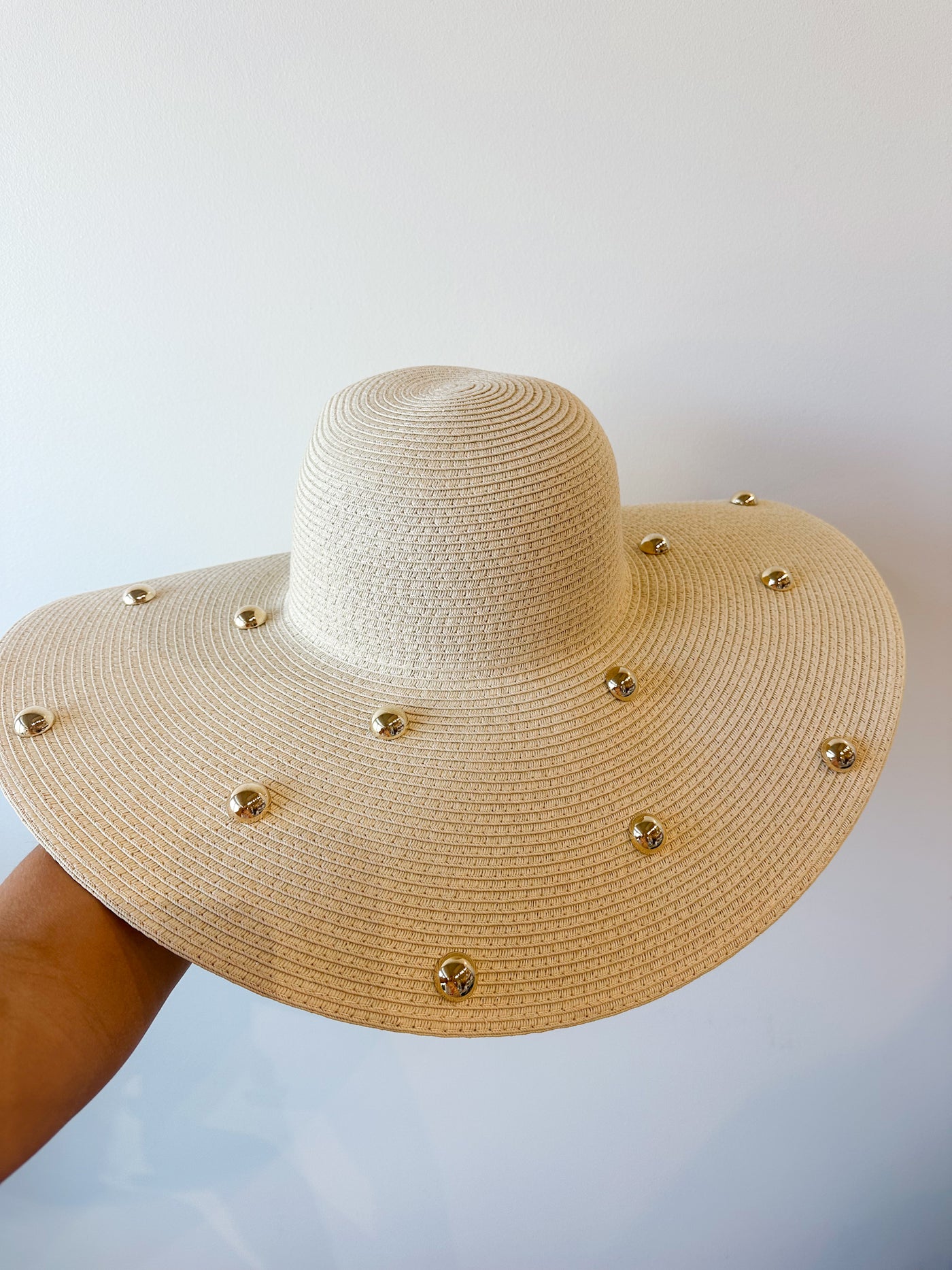 Studded Floppy Hat