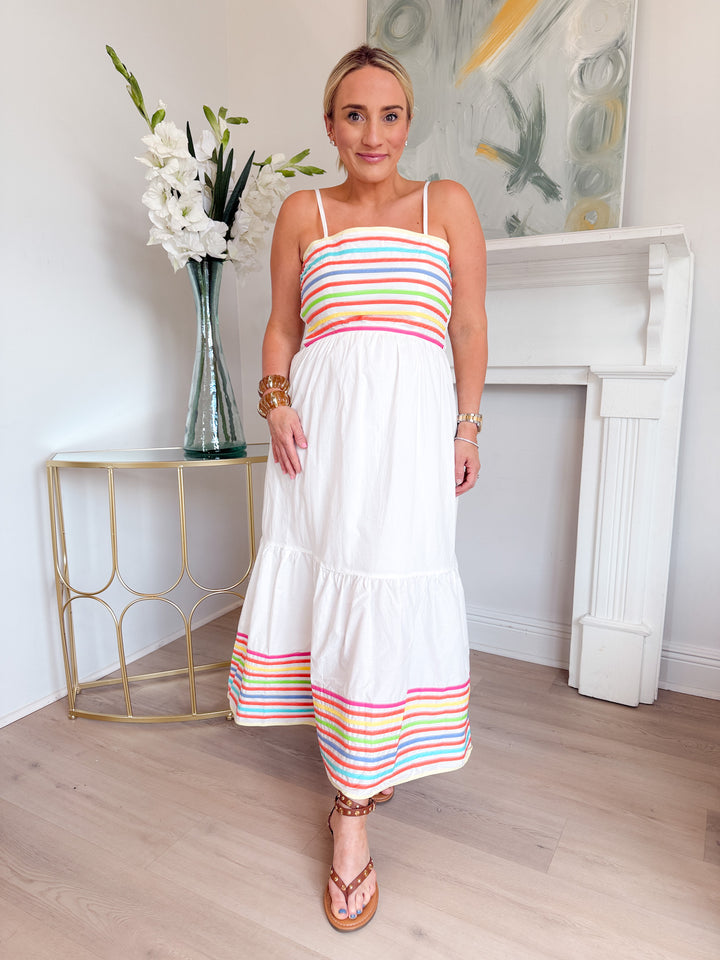 Jolie Midi Poplin Dress