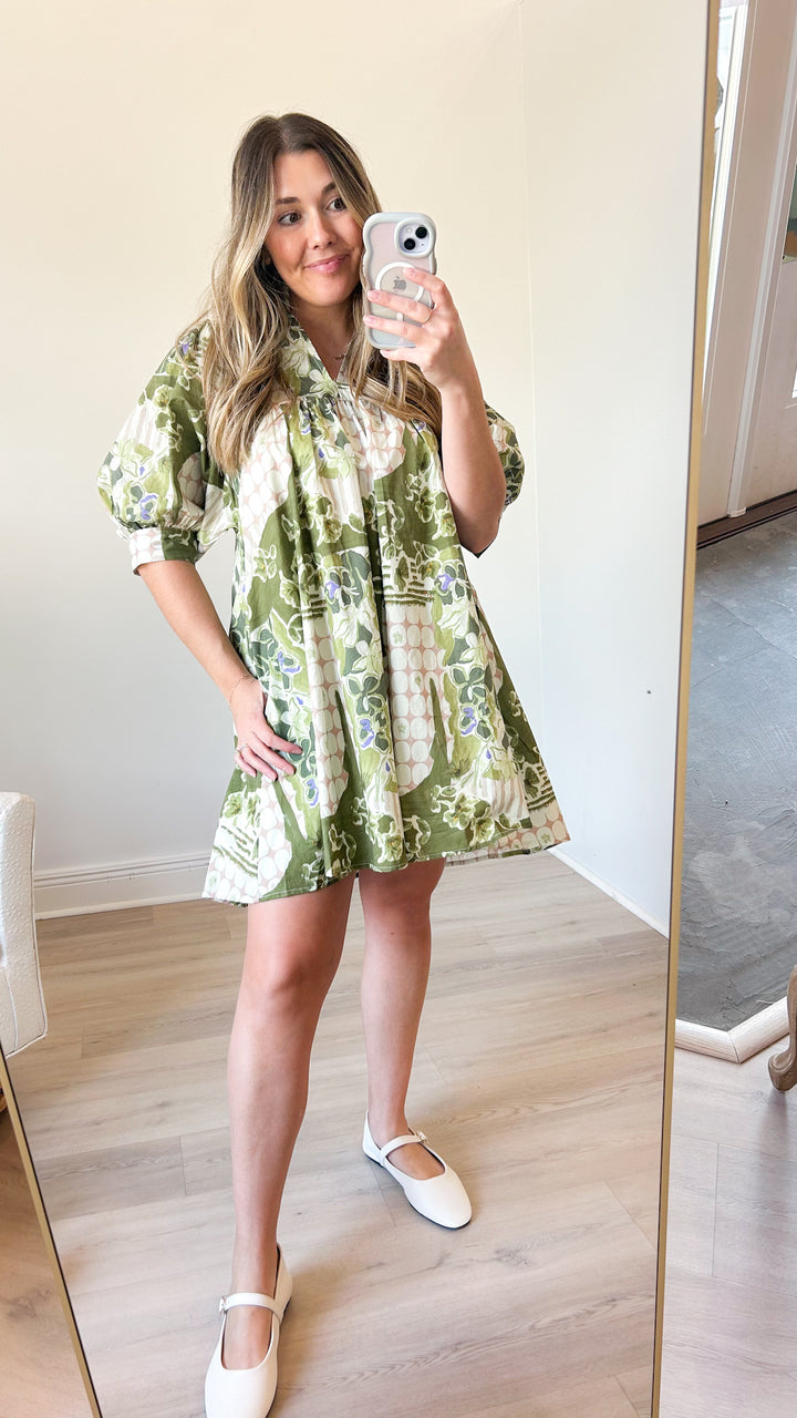 Jess Patterned Dress