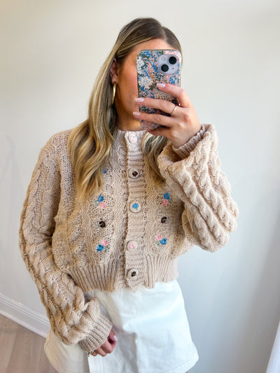 Fanny Cropped Cardigan