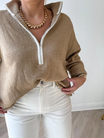 Billy Zip Up Sweater