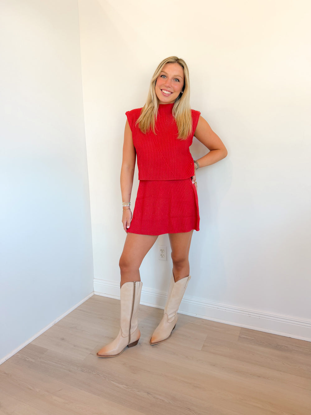 Olivia Knit Mini Skirt