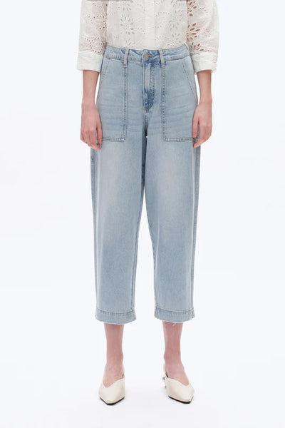 High Rise Barrel Jeans