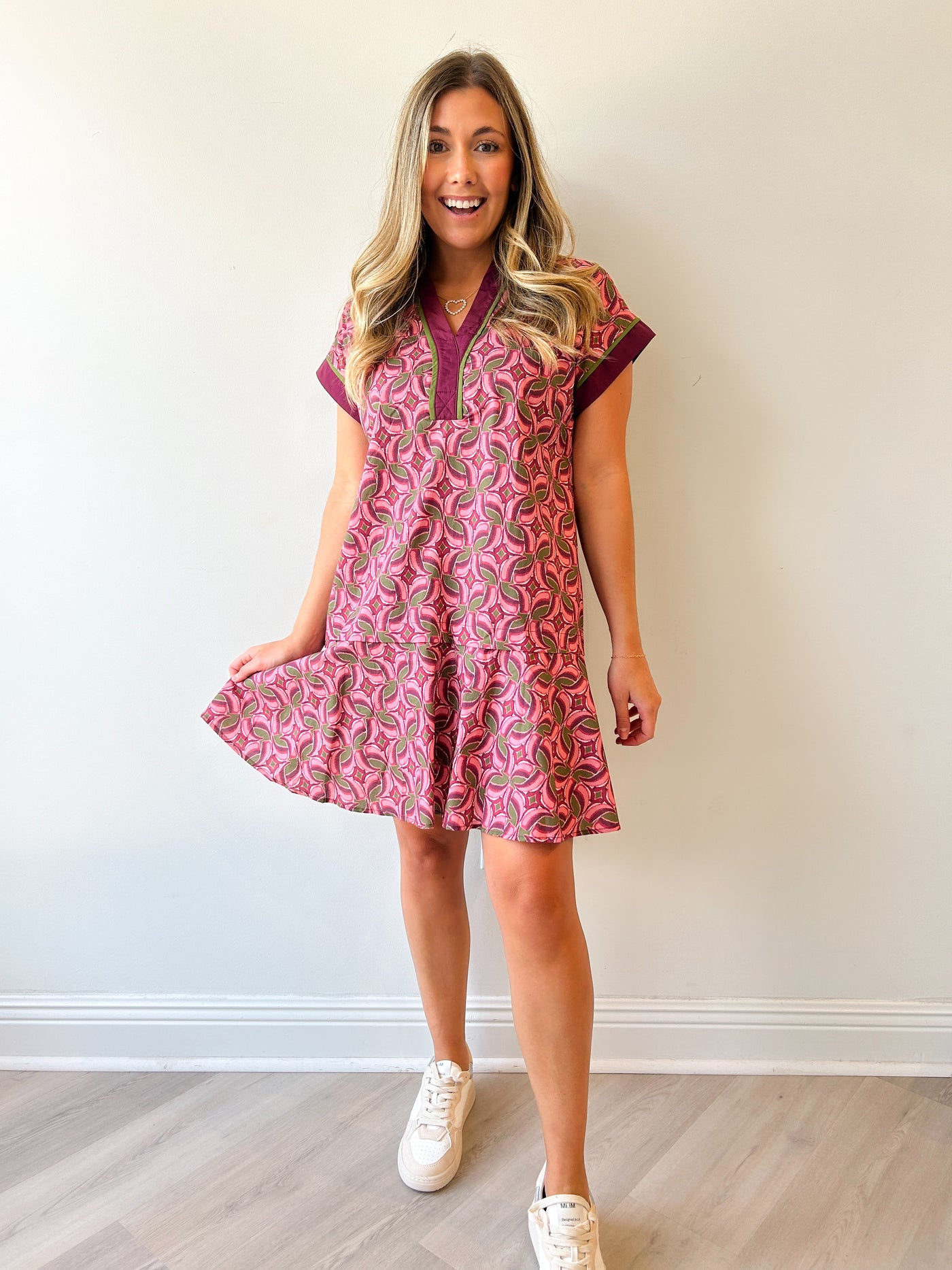 Jaci Collar Mini Dress