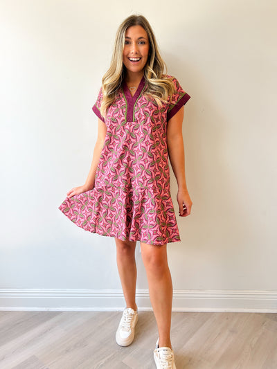 Jaci Collar Mini Dress