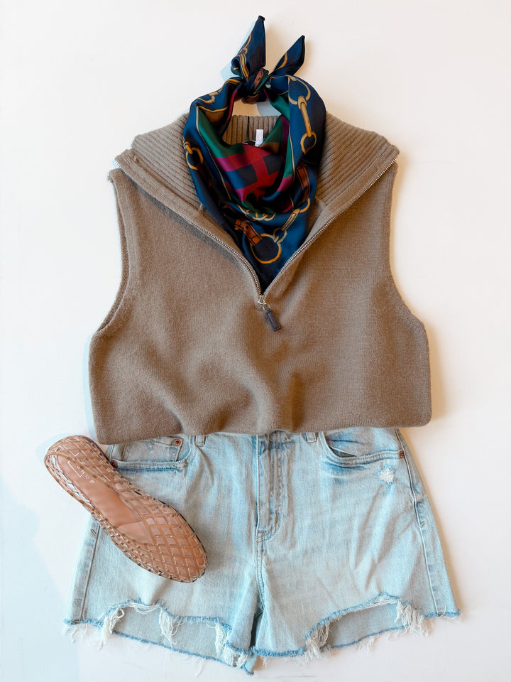 Lexi Half Zip Vest