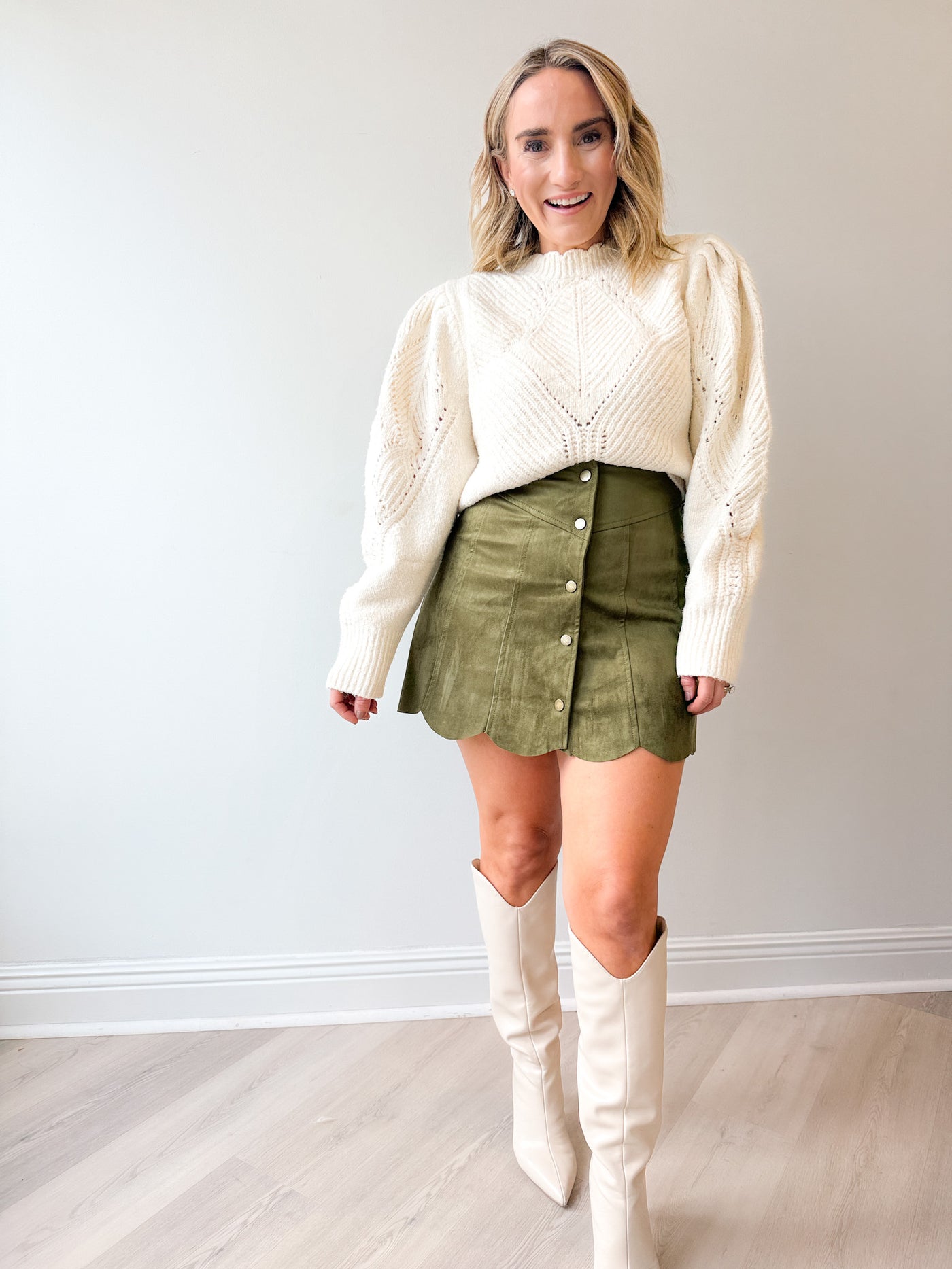 Amaya Suede Mini Skirt