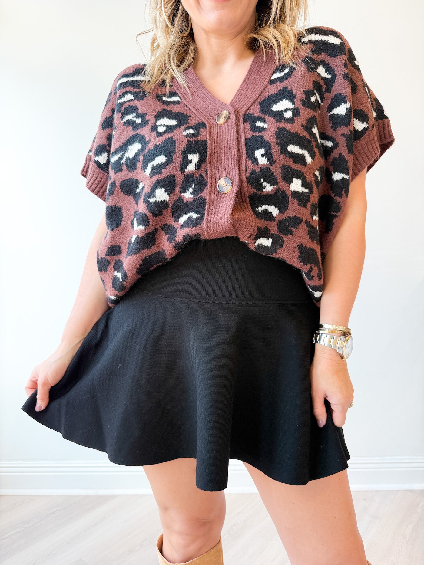 Jessie Animal Print Sweater