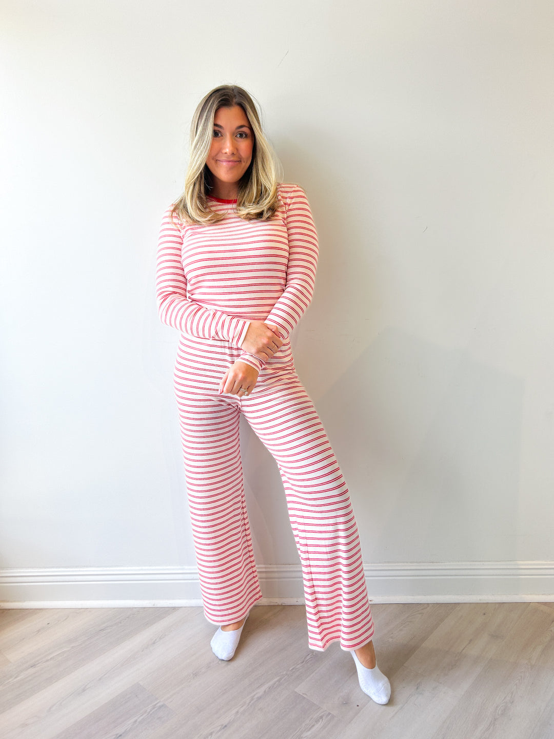 Night In Stripes L/S Top