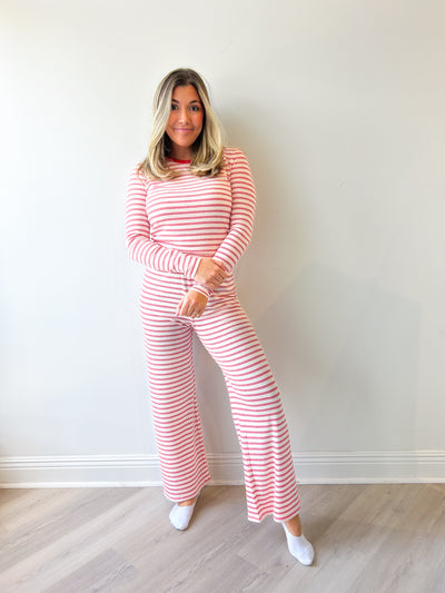 Night In Stripes L/S Top