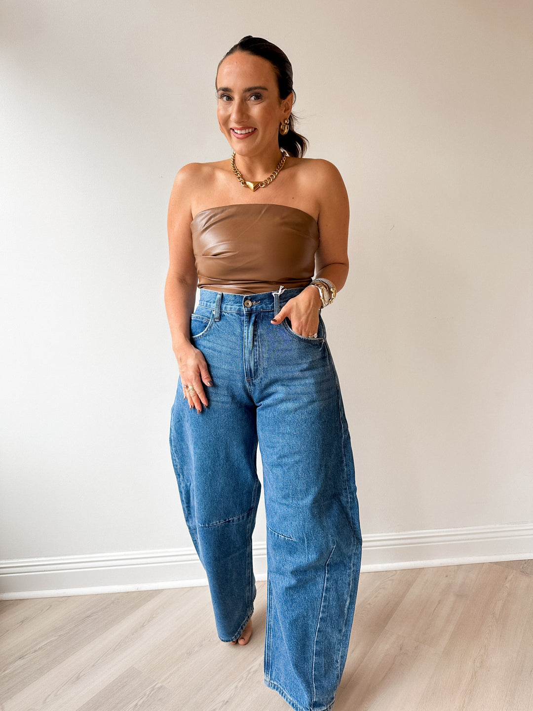 Katia Barrel Leg Jeans