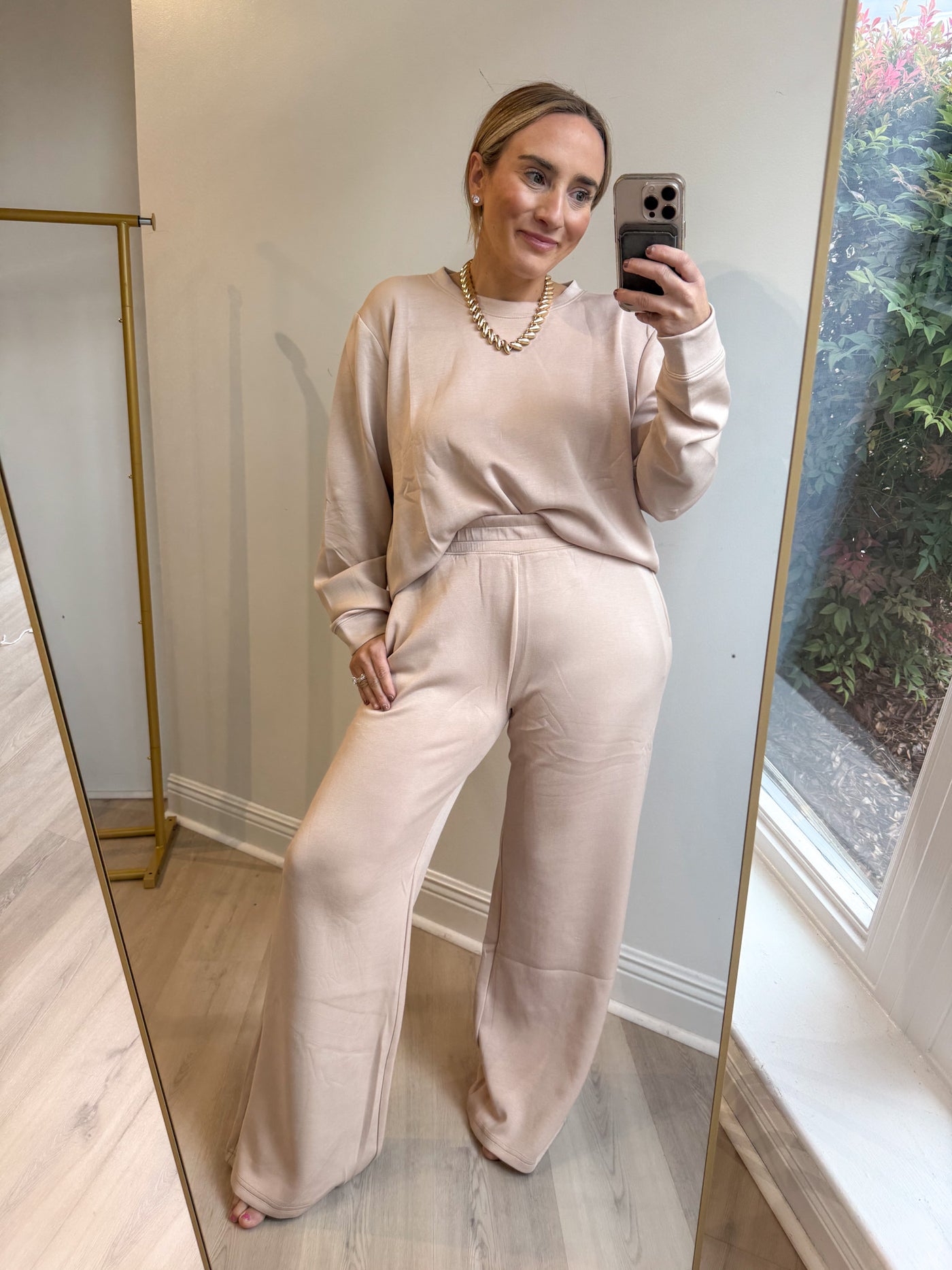 Cloud Fleece Set Nude