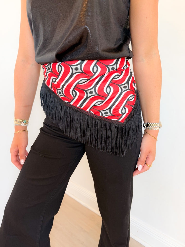 Game Day Fringe Scarf