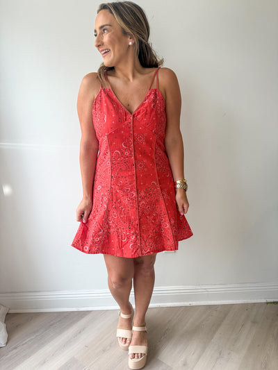 Bandana Mini Dress
