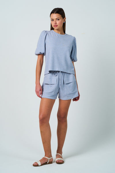 Waffle Knit Lounge Set