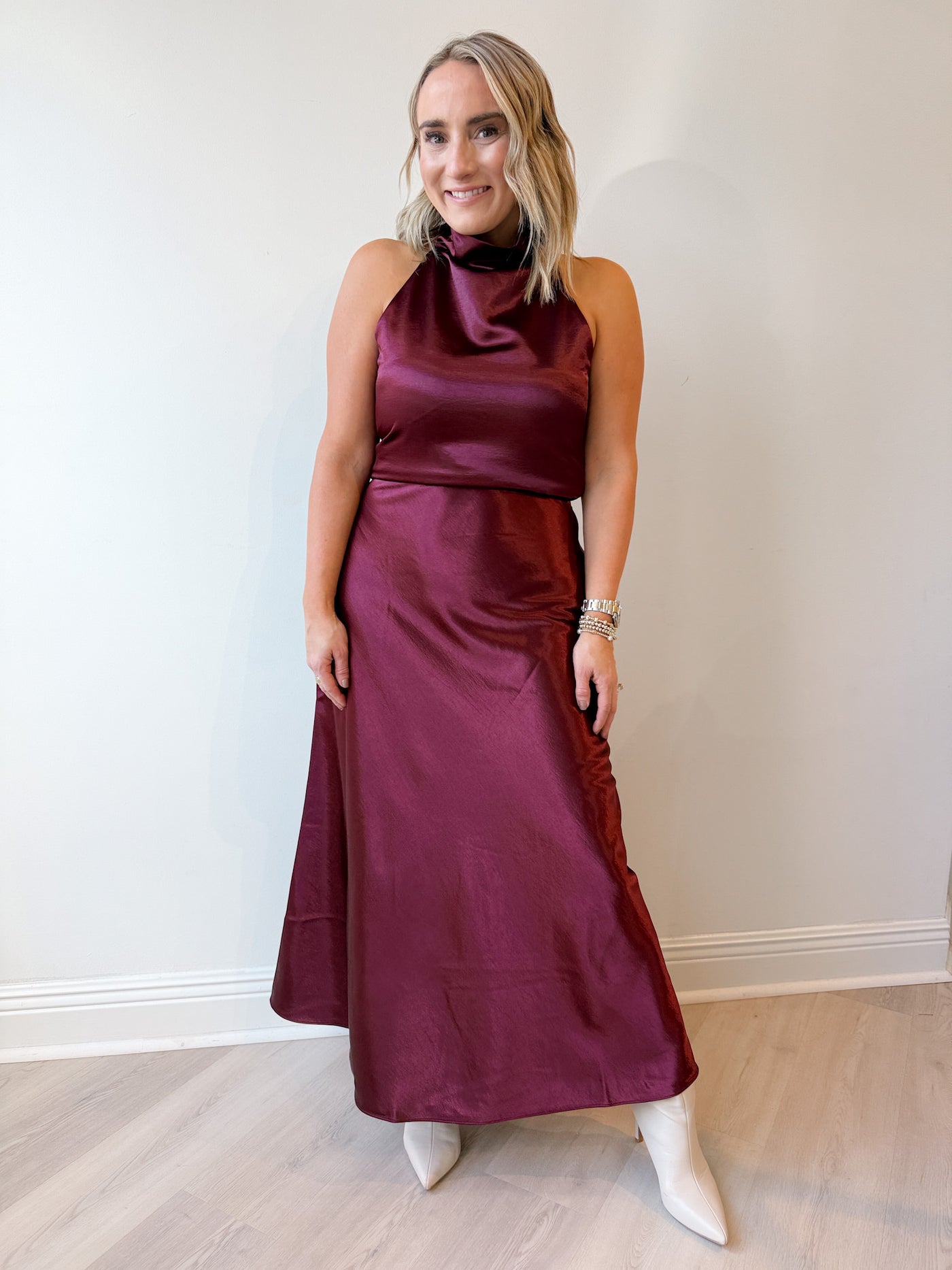 Paige Midi Slip Skirt