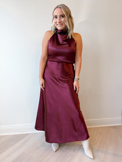 Paige Midi Slip Skirt