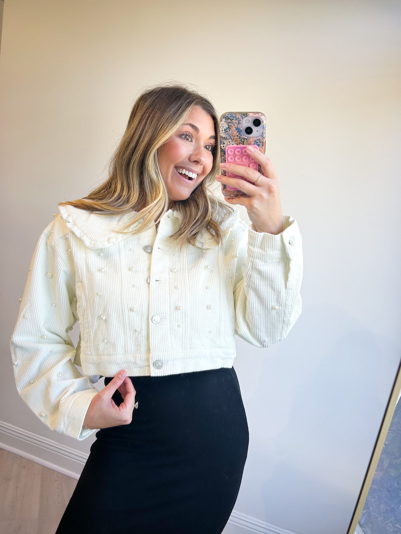 Tana Pearl Corduroy Jacket