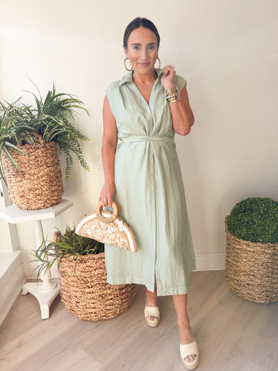 Thalia Midi Dress mint