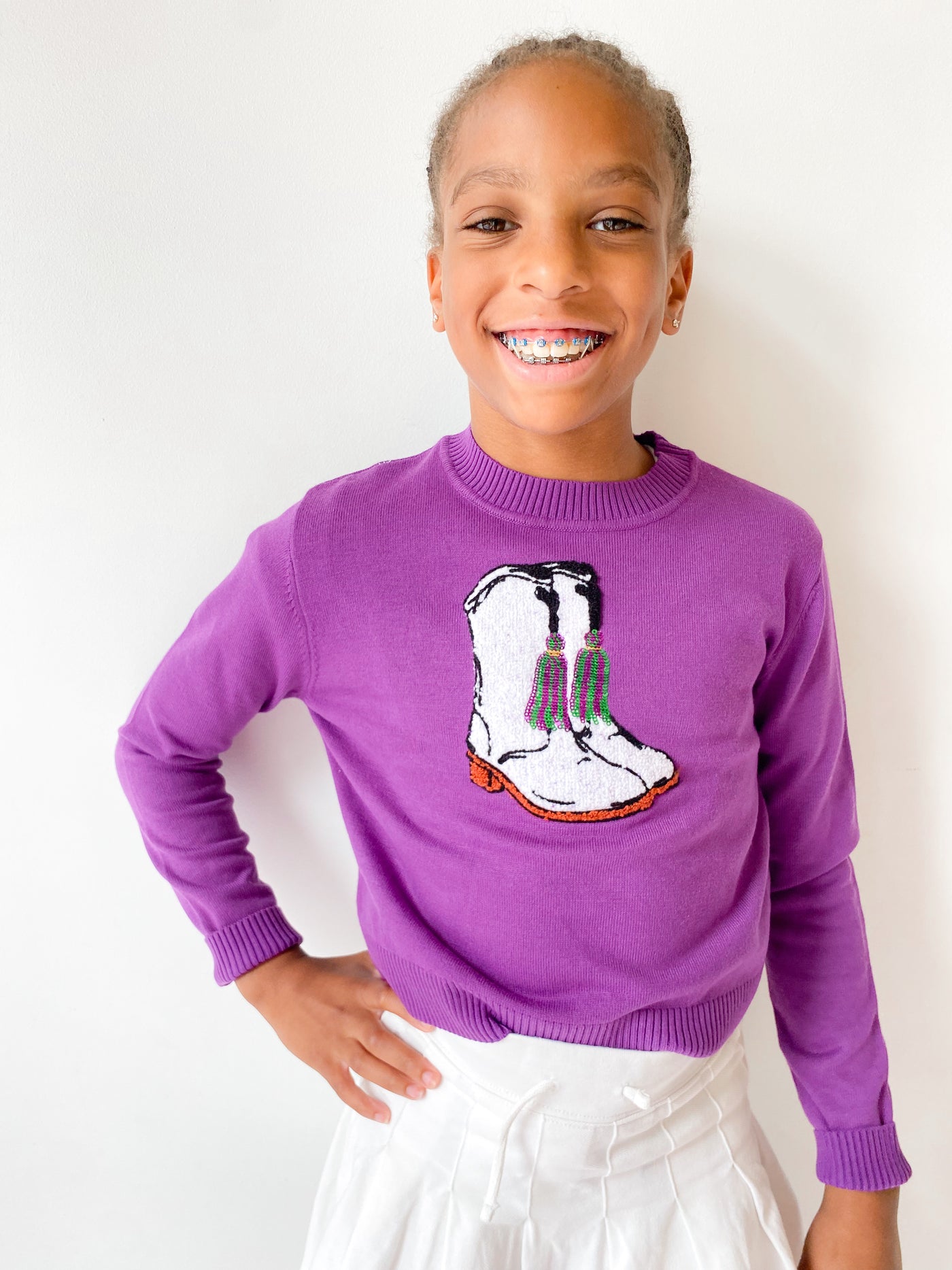 PREORDER Mini Marching Boot Sweater