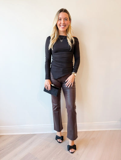 Alain Long Sleeve Top black