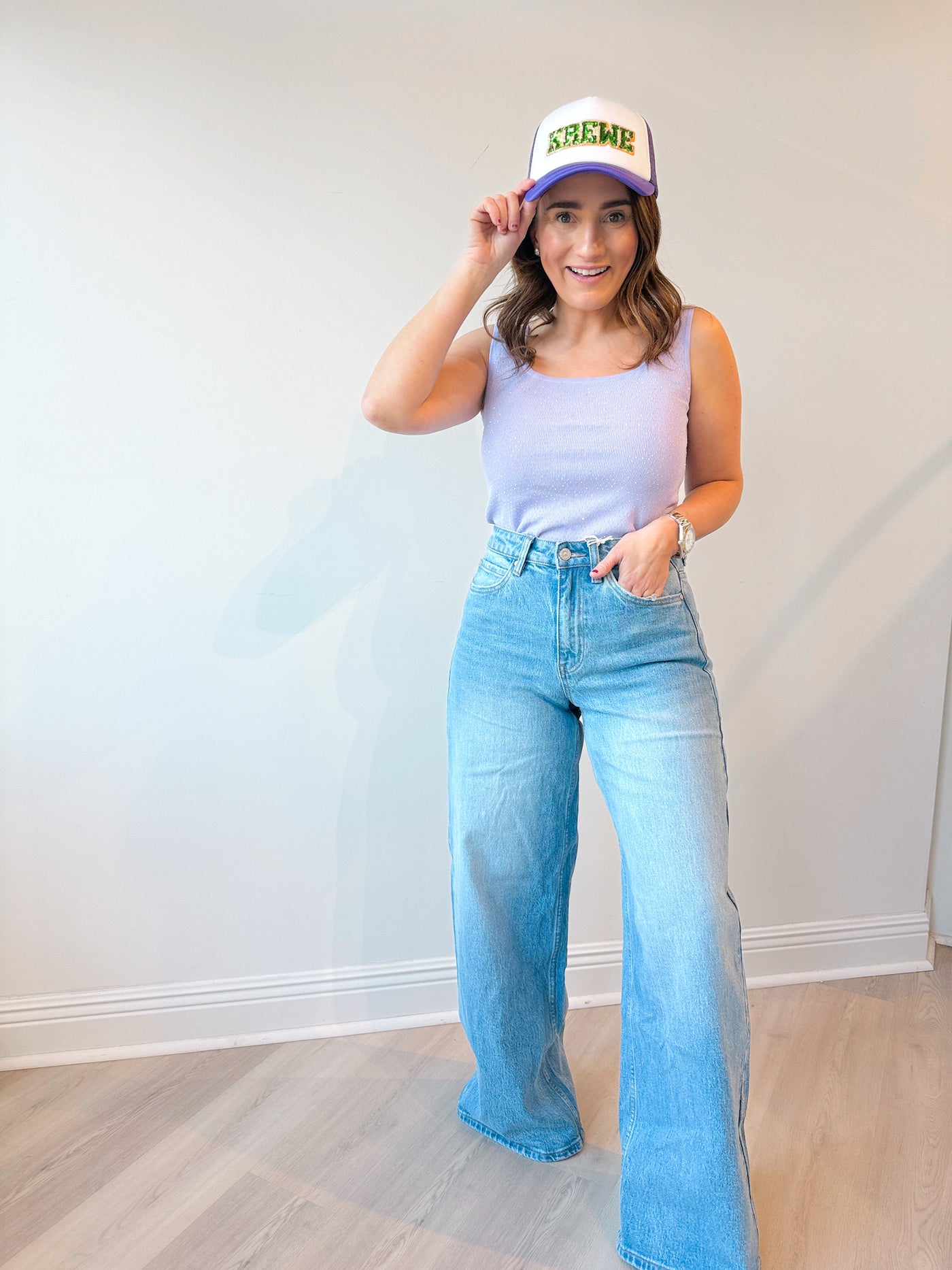 Daisy High Rise Wide Leg Jeans