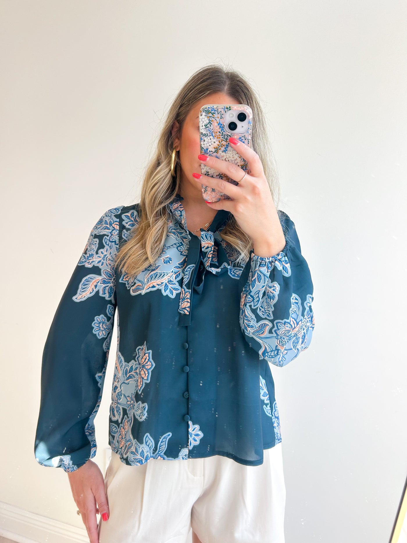 Cierra Button Up Blouse