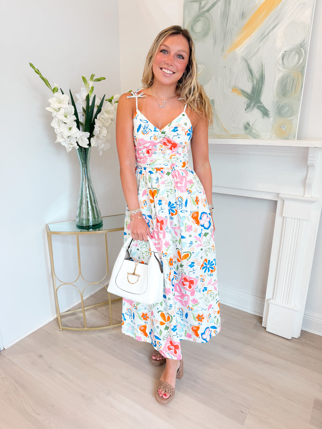 Lilli Abstract Print Dress